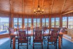 Spacious Dining Room with Panoramic Views